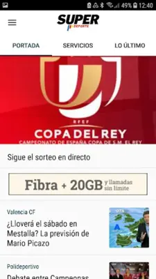 Superdeporte android App screenshot 1